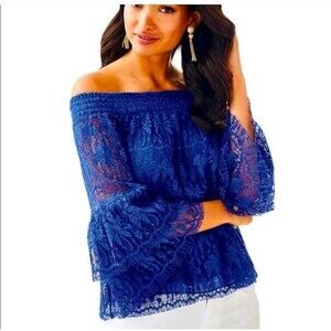 Lilly Pulitzer Tobyn lace blouse top